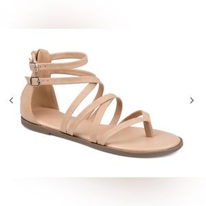 Women’s Journey Collection Sandals Zailie Size 9 Beige New